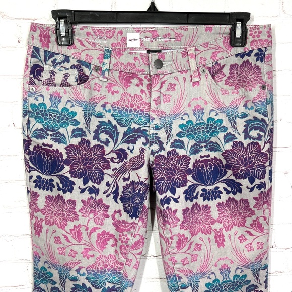 NWOT |•MOSSIMO•| Floral Ombré Stretch Jeans Size 8 - Picture 3 of 10